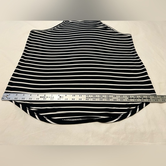 Women’s Striped Cotton Spandex Halter Tank Top Size XL EUC - Picture 6 of 7
